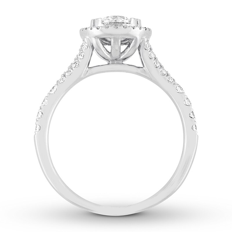 Diamond Engagement Ring 1 carat tw Round 14K White Gold