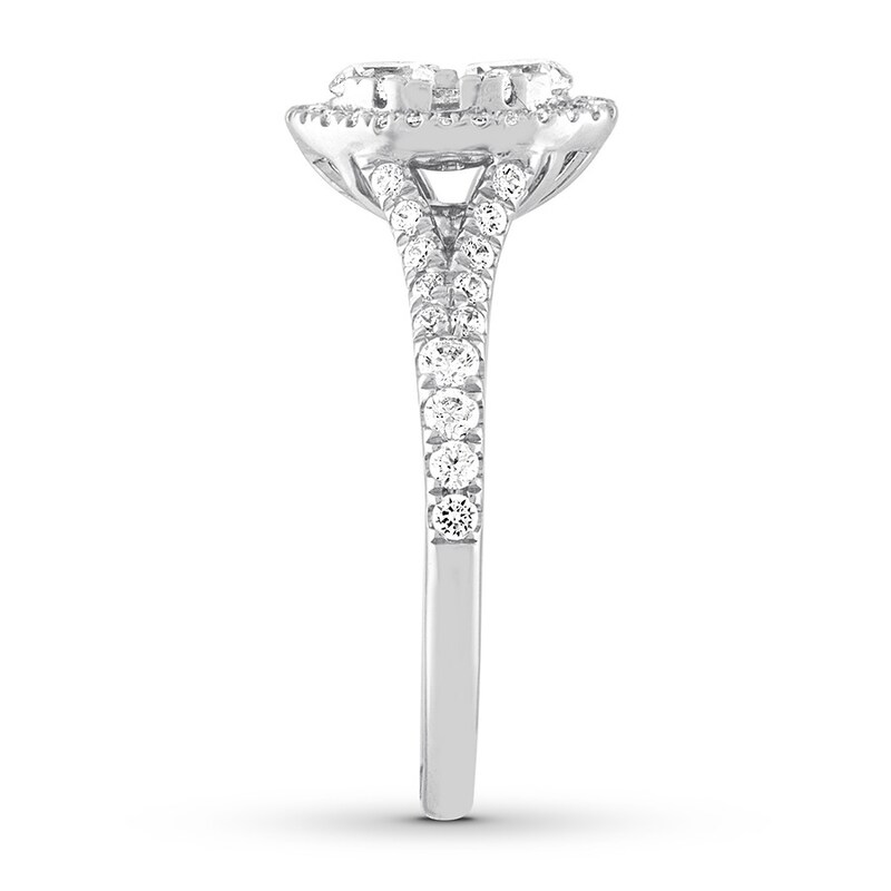 Diamond Engagement Ring 1 carat tw Round 14K White Gold