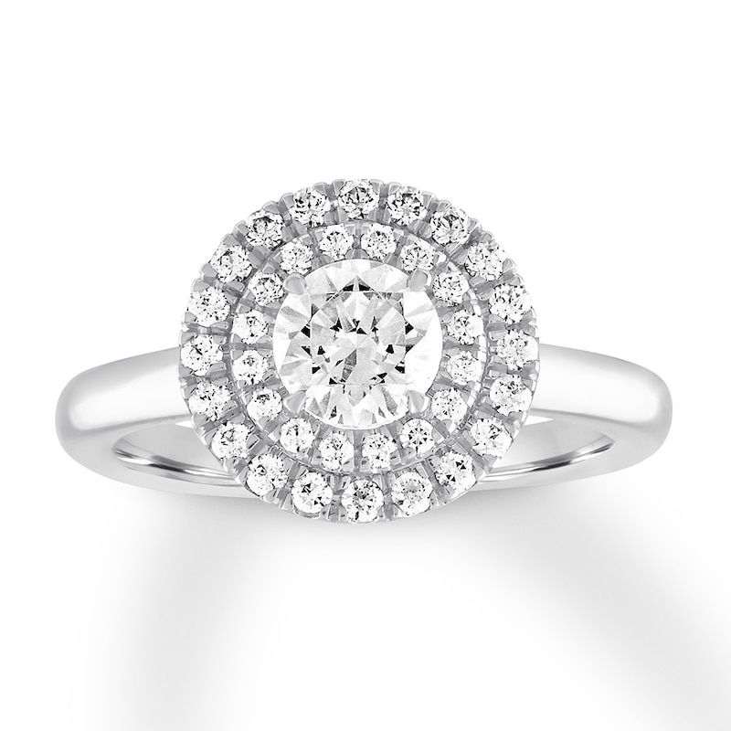 Main Image 1 of Diamond Engagement Ring 1 carat tw Round 14K White Gold