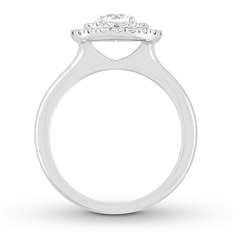 Diamond Engagement Ring 1 carat tw Round 14K White Gold