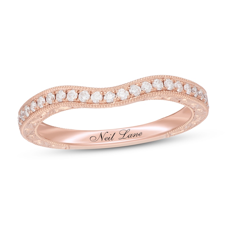 Main Image 1 of Neil Lane Anniversary Band 1/4 ct tw Round 14K Rose Gold