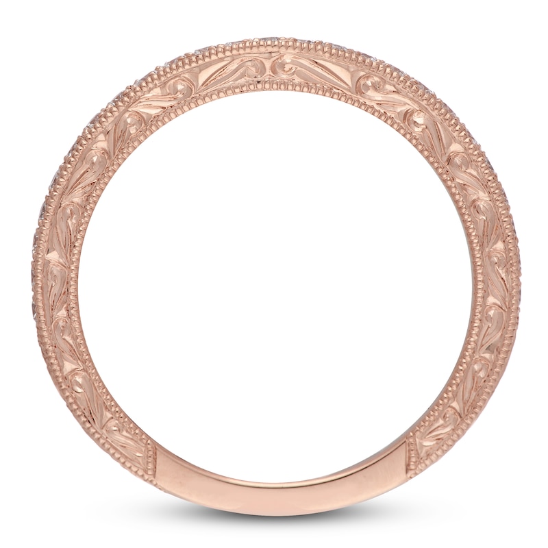 Main Image 3 of Neil Lane Anniversary Band 1/4 ct tw Round 14K Rose Gold