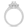 Thumbnail Image 3 of Neil Lane Engagement Ring 1 ct tw Emerald-cut 14K White Gold