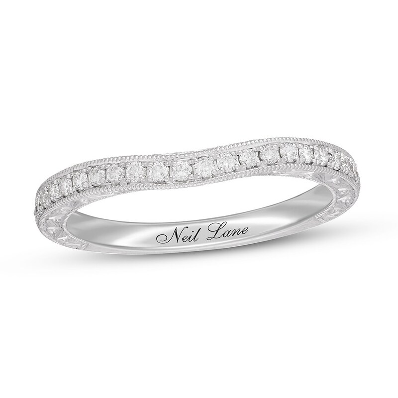 Neil Lane Engagement Ring 1/5 ct tw Round 14K White Gold