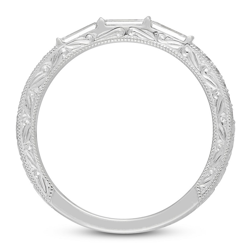 Main Image 3 of Neil Lane Anniversary Band 1/2 ct tw Round/Baguette 14K Gold