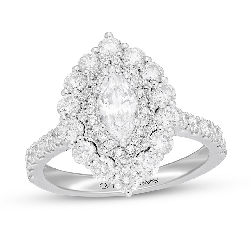 Neil Lane Engagement Ring 1 7/8 ct tw Marquise 14K White Gold