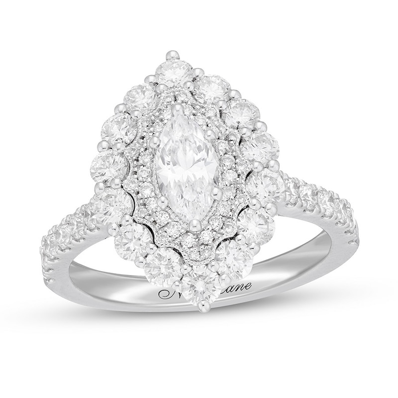 Main Image 1 of Neil Lane Engagement Ring 1 7/8 ct tw Marquise 14K White Gold