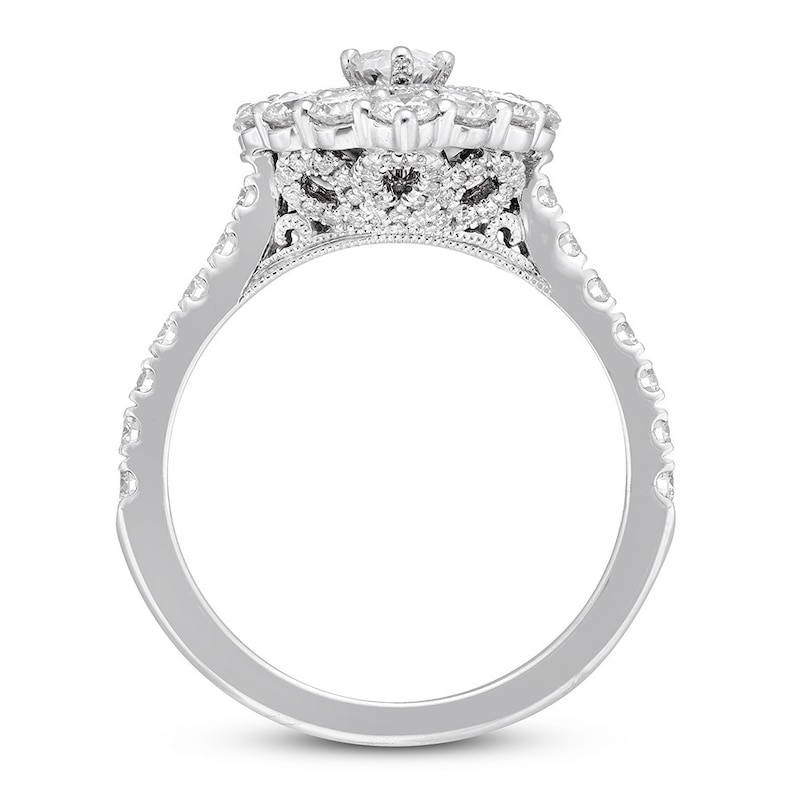 Neil Lane Engagement Ring 1 7/8 ct tw Marquise 14K White Gold