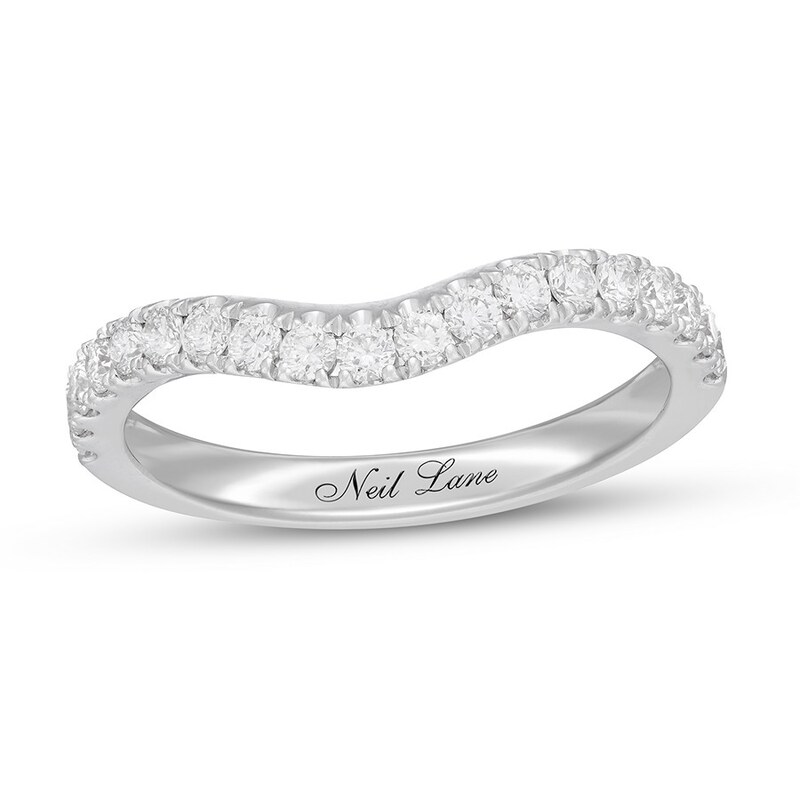 Neil Lane Engagement Ring 1/2 ct tw Round 14K White Gold