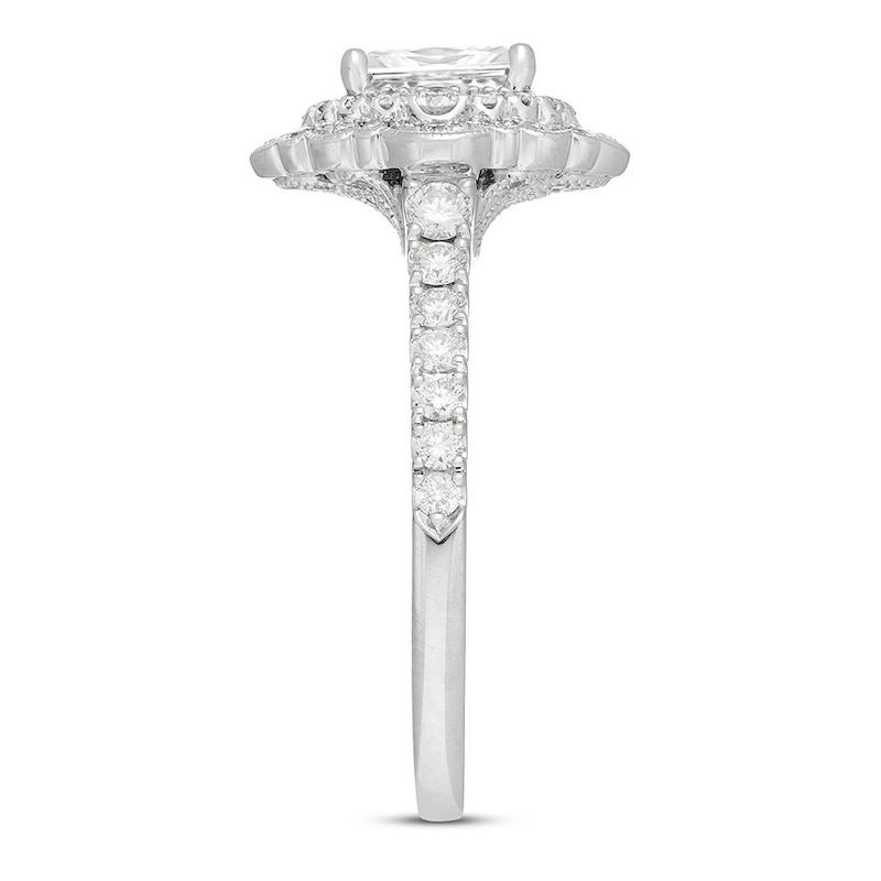 Neil Lane Engagement Ring 1 1/4 ct tw Radiant 14K White Gold