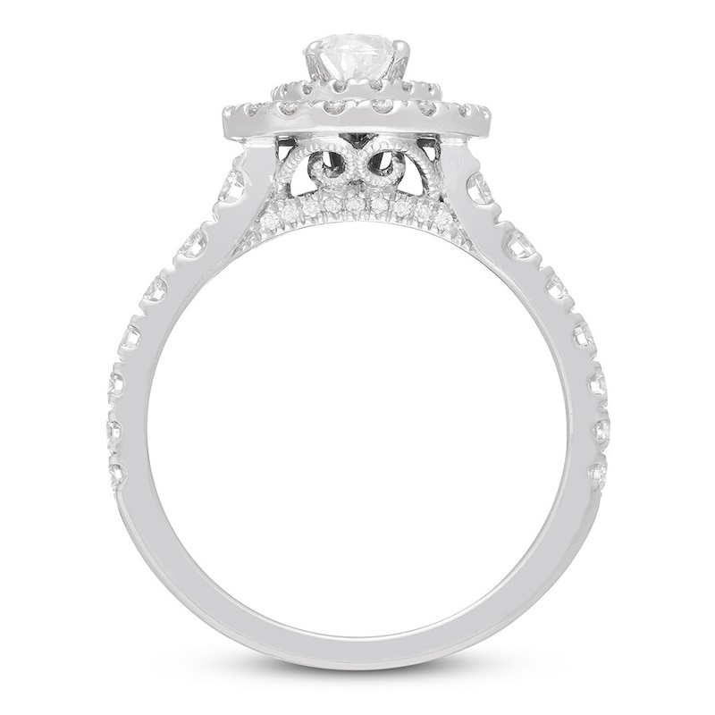 Main Image 3 of Neil Lane Engagement Ring 1 3/8 ct tw Pear 14K White Gold
