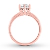 Thumbnail Image 1 of Diamond Engagement Ring 1 ct tw White & Black 14K Rose Gold