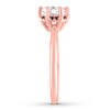 Thumbnail Image 2 of Diamond Engagement Ring 1 ct tw White & Black 14K Rose Gold