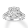 Thumbnail Image 1 of Diamond Engagement Ring 1 carat tw Round 14K White Gold