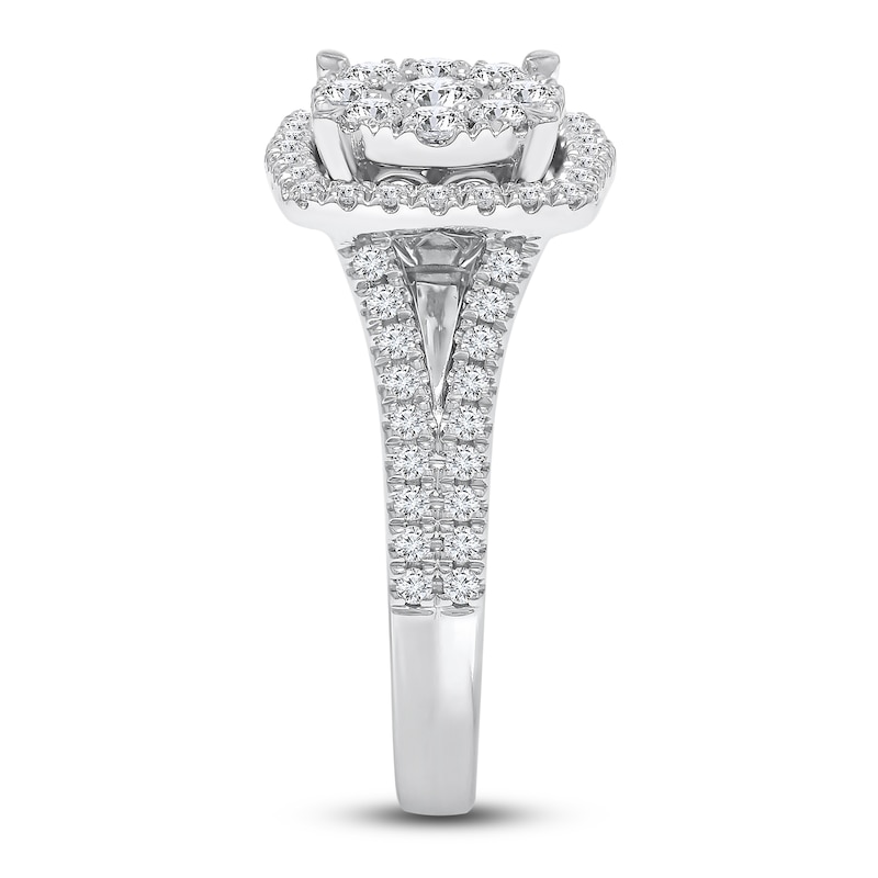 Main Image 2 of Diamond Engagement Ring 1 carat tw Round 14K White Gold