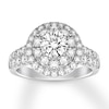 Thumbnail Image 0 of Diamond Engagement Ring 1-3/4 ct tw Round 14K White Gold