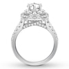 Thumbnail Image 1 of Diamond Engagement Ring 1-3/4 ct tw Round 14K White Gold