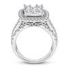 Thumbnail Image 3 of Diamond Engagement Ring 3 carat tw Round 14K White Gold