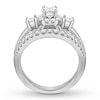 Thumbnail Image 1 of Diamond Engagement Ring 2-1/8 ct tw Emerald-cut 14K White Gold