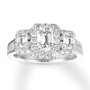 Thumbnail Image 0 of Diamond Engagement Ring 1-7/8 ct tw Emerald-cut 14K White Gold