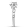 Thumbnail Image 2 of Diamond Engagement Ring 1-7/8 ct tw Emerald-cut 14K White Gold