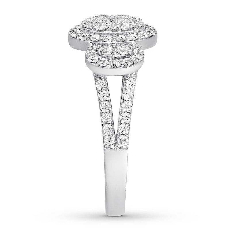 Diamond Engagement Ring 1 carat tw Round-cut 14K White Gold