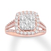 Thumbnail Image 1 of Diamond Engagement Ring 1-1/2 carat tw Round 14K Rose Gold