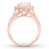 Thumbnail Image 2 of Diamond Engagement Ring 1-1/2 carat tw Round 14K Rose Gold