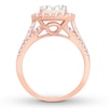 Thumbnail Image 1 of Diamond Engagement Ring 1-1/2 carat tw Round 14K Rose Gold