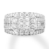 Thumbnail Image 3 of Diamond Engagement Ring 2-1/2 ct tw Princess/Round 14K Gold