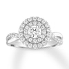 Thumbnail Image 0 of Diamond Engagement Ring 1 carat tw 14K White Gold