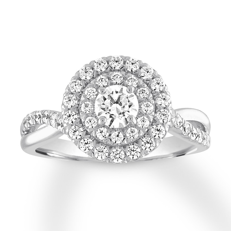 Diamond Engagement Ring 1 carat tw 14K White Gold