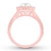 Thumbnail Image 1 of Diamond Engagement Ring 7/8 carat tw Round 14K Rose Gold