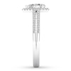 Thumbnail Image 3 of Diamond Engagement Ring 3/4 ct tw Pear-shaped 14K White Gold