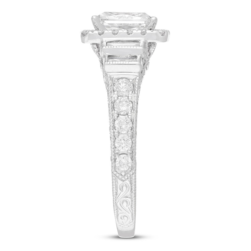 Main Image 2 of Neil Lane Engagement Ring 2 1/6 ct tw Radiant 14K White Gold