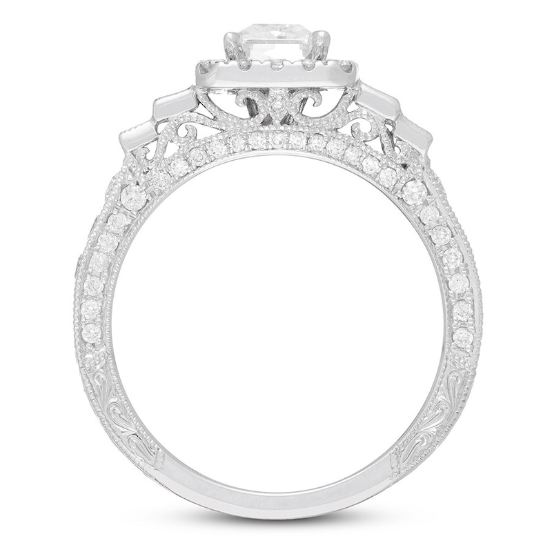 Main Image 3 of Neil Lane Engagement Ring 2 1/6 ct tw Radiant 14K White Gold