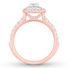 Thumbnail Image 1 of Diamond Engagement Ring 7/8 carat tw Round 14K Rose Gold