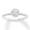 Thumbnail Image 0 of Diamond Engagement Ring 5/8 carat tw Round 14K White Gold