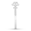 Thumbnail Image 3 of Diamond Engagement Ring 5/8 carat tw Round 14K White Gold