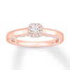 Thumbnail Image 1 of Diamond Engagement Ring 5/8 carat tw Round 14K Rose Gold