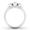 Thumbnail Image 1 of Diamond 3-Stone Ring 1 ct tw Round 14K White Gold