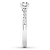 Thumbnail Image 2 of Diamond 3-Stone Ring 1 ct tw Round 14K White Gold