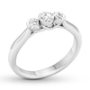 Thumbnail Image 3 of Diamond 3-Stone Ring 1/2 ct tw Round 14K White Gold