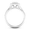 Thumbnail Image 1 of Diamond Engagement Ring 7/8 ct tw Oval/Round 14K White Gold