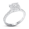 Thumbnail Image 3 of Diamond Engagement Ring 1 1/5 ct tw Round 14K White Gold