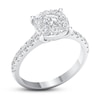 Thumbnail Image 4 of Diamond Engagement Ring 1 1/5 ct tw Round 14K White Gold