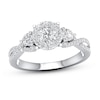 Thumbnail Image 1 of Diamond Engagement Ring 1 ct tw Round 14K White Gold 8.2mm