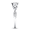 Thumbnail Image 2 of Diamond Engagement Ring 1 ct tw Round 14K White Gold 8.2mm