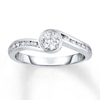 Thumbnail Image 1 of Diamond Engagement Ring 5/8 ct tw Round-cut 14K White Gold