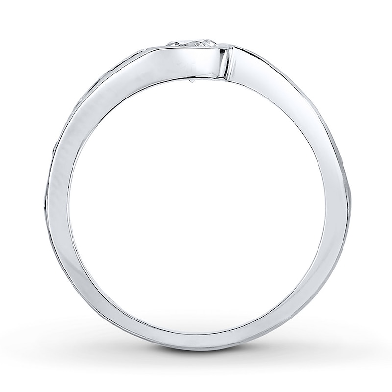 Main Image 2 of Diamond Engagement Ring 5/8 ct tw Round-cut 14K White Gold